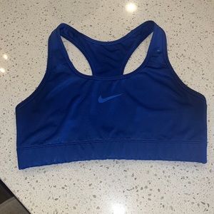 Blue Nike Sports Bra M